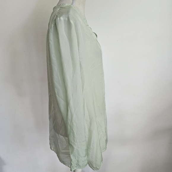 Pete & Greta by Johnny Was "Sajah" Silk Blouse - Picture 6 of 9